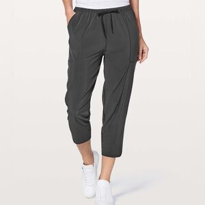 Lululemon Final Play Crop 23" Women’s Pants Grey Blue 12